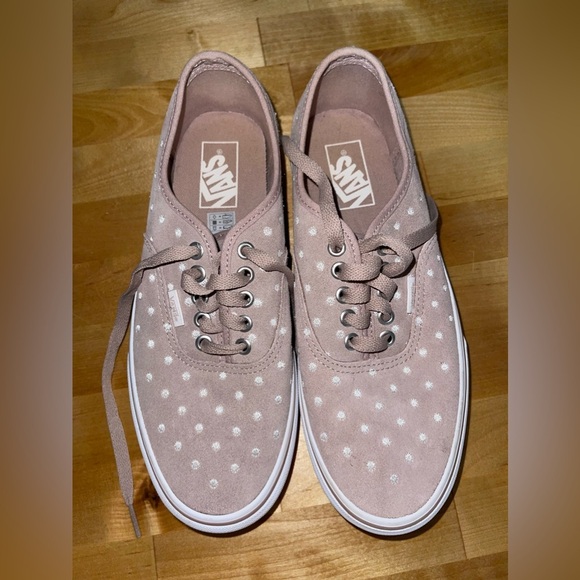 Vans Shoes - VANS Authentic Platform 2.0 Suede Polka Dot